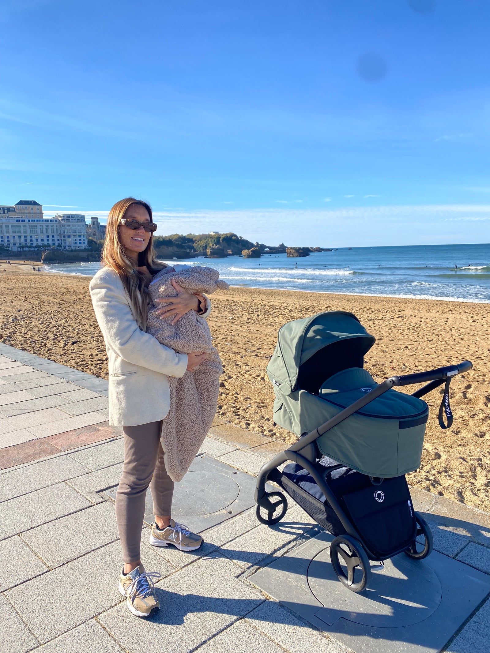 Leia s first beach day x Bugaboo Welikebali