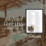 FREE: 100 Travel Guide Ideas!