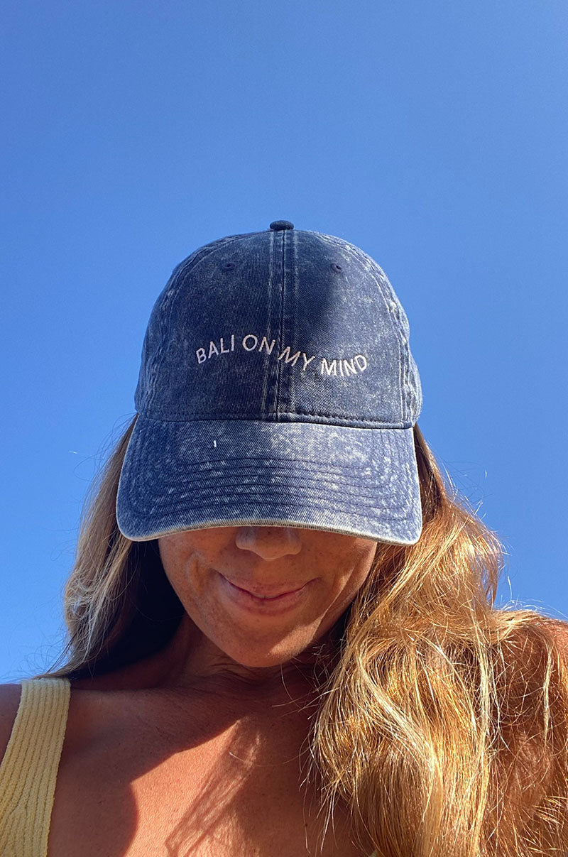 Bali on my mind Cap | Washed Blue