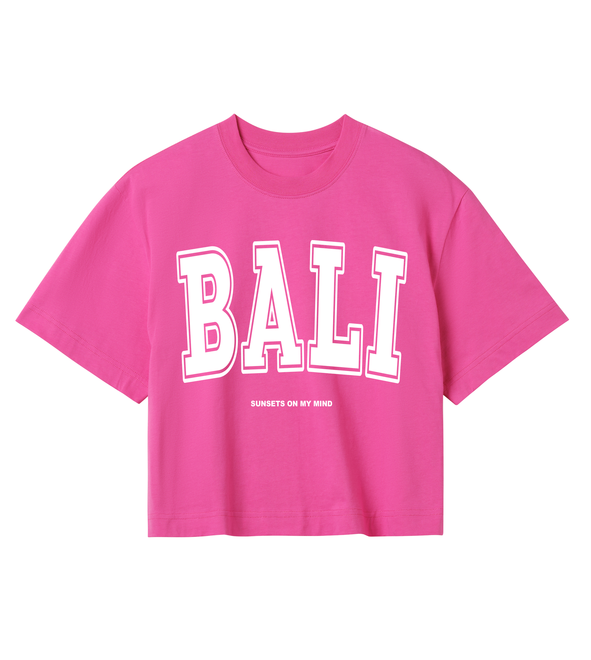 Bali Crop T-Shirt pink