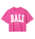 Bali Crop T-Shirt pink