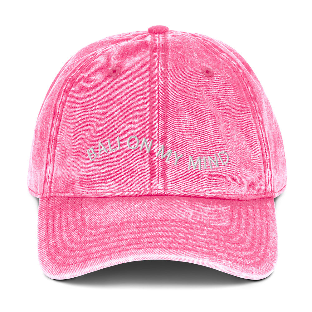 Bali on my mind Cap | Washed Pink