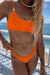 Surfed out Bikini Bottom bright orange