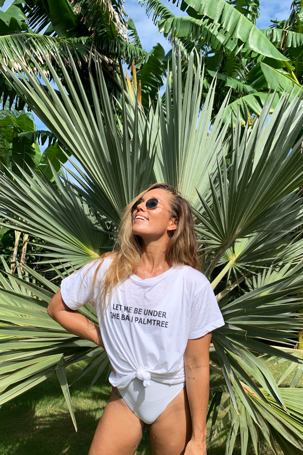 Under the Bali palmtree T-shirt